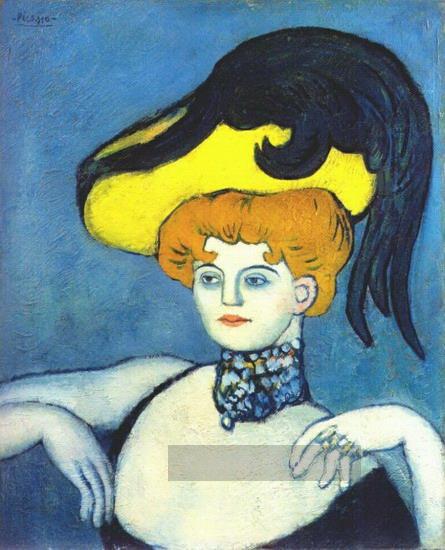 Courtisane Au Collier Gemmes 1901 kubist Pablo Picasso Ölgemälde
